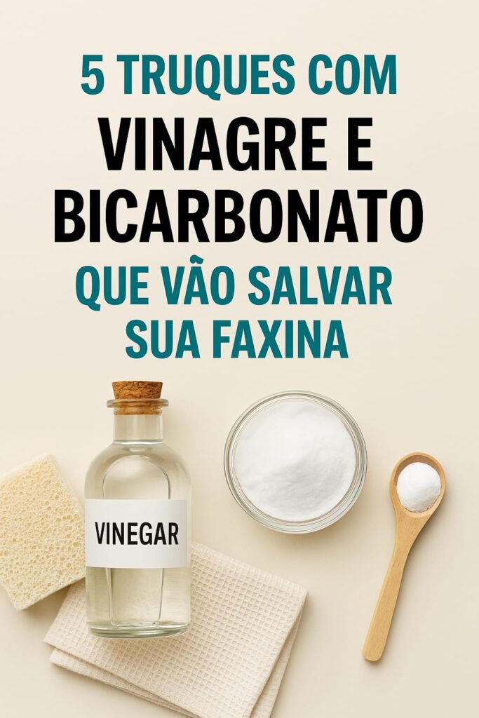 Vinagre e bicabornato