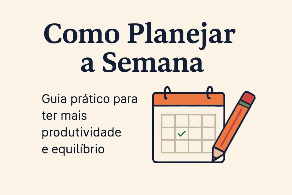 Como Planejar a Semana