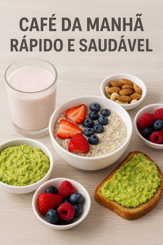 Café da Manhã Rápido e Saudável